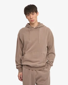 Classic Organic huvtröja – blekt khaki