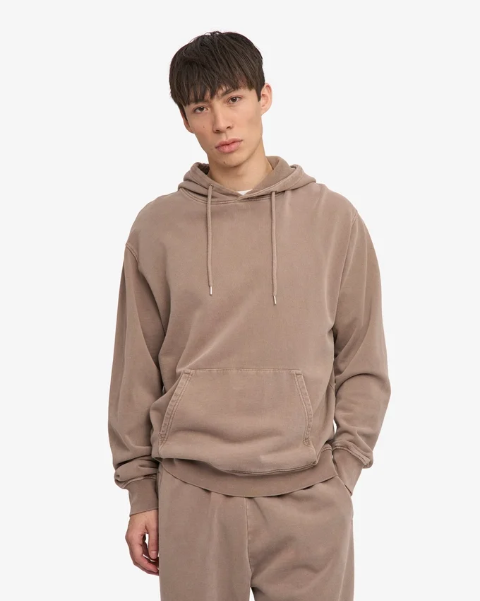 Classic Organic huvtröja – blekt khaki