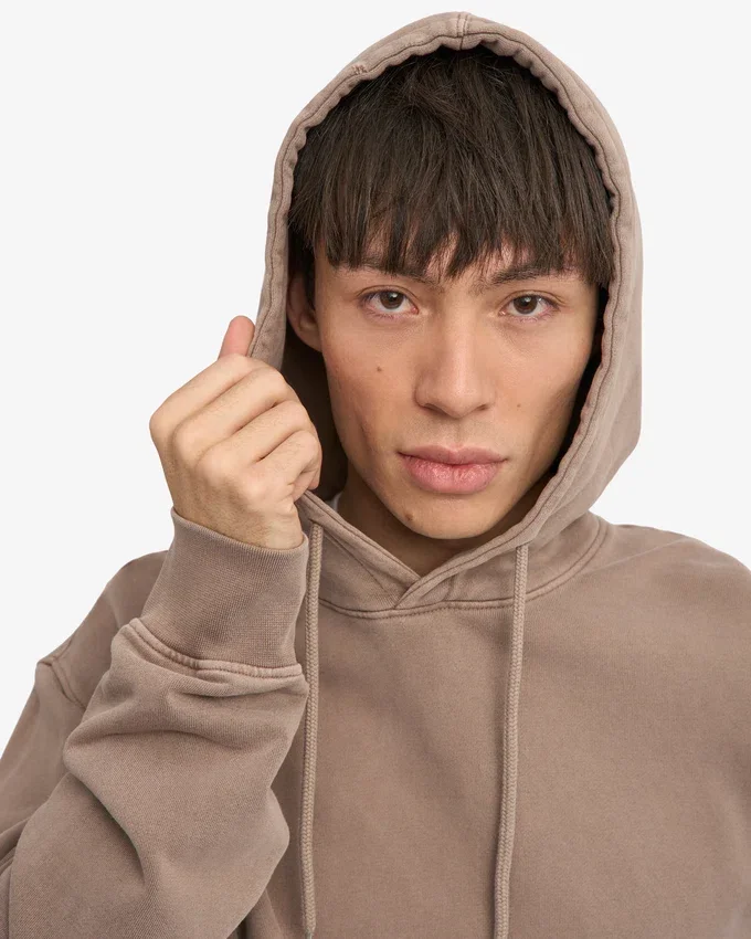 Classic Organic huvtröja – blekt khaki