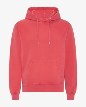 Classic Organic huvtröja – blekt röd