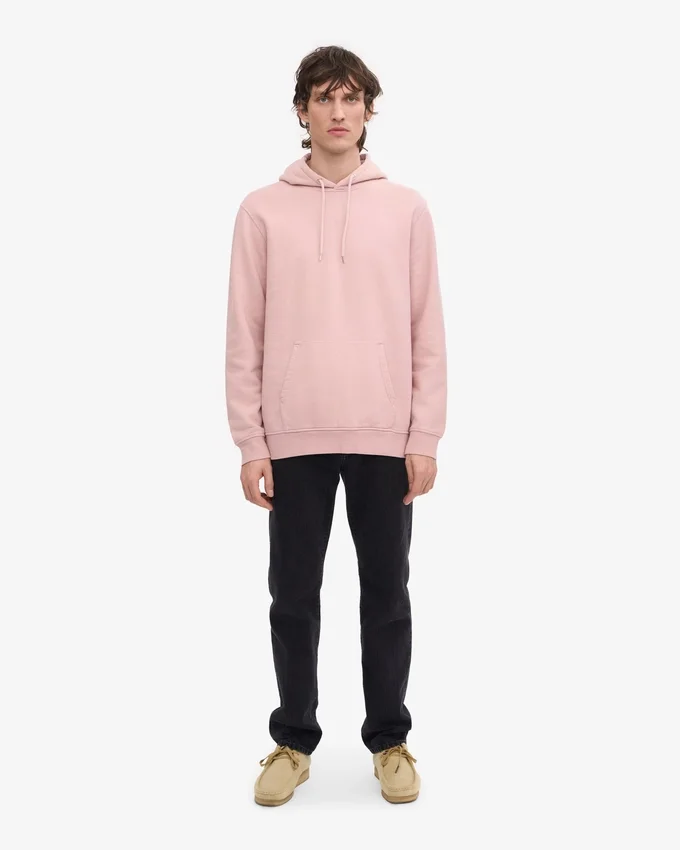 Classic Organic huvtröja – blekt rosa