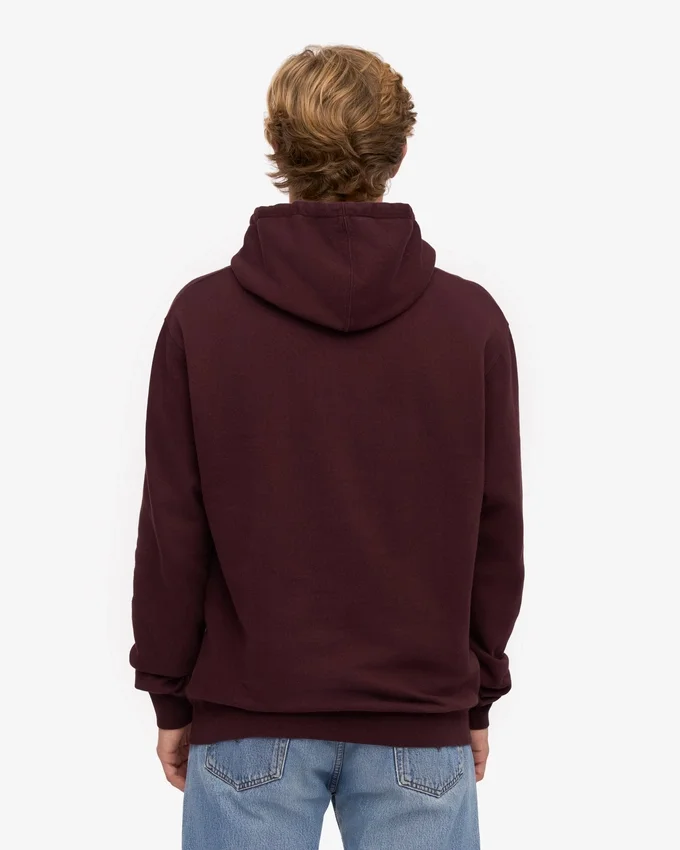 Classic Organic huvtröja – oxblodsröd