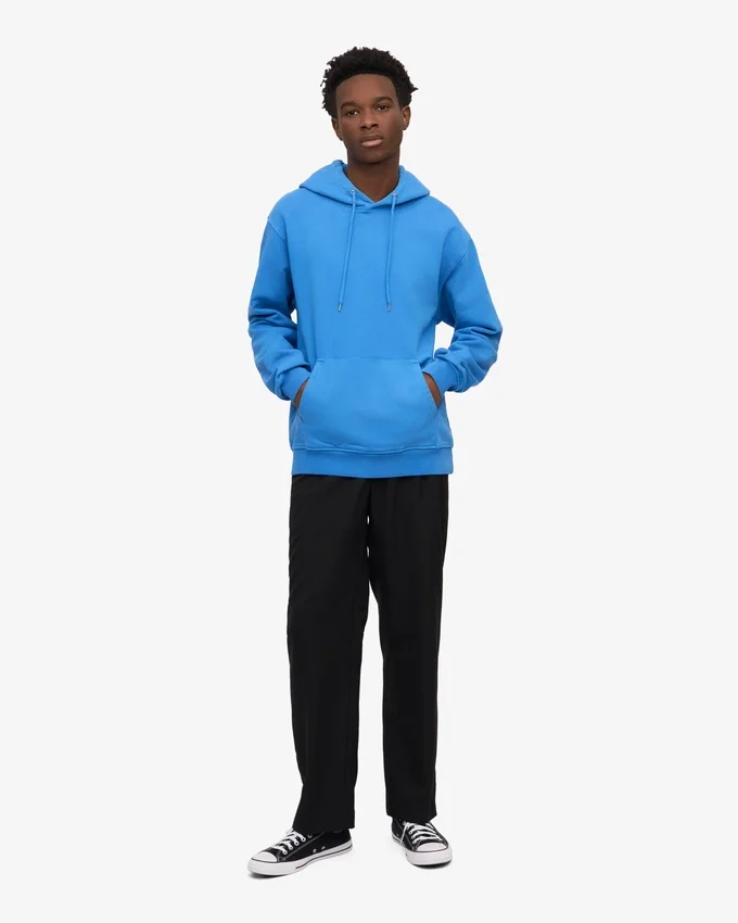 Classic Organic huvtröja – Pacific Blue