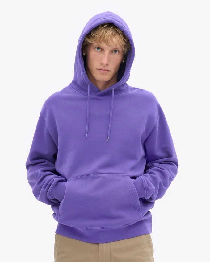 Classic Organic huvtröja – ultraviolett