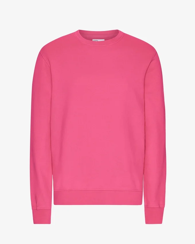 Classic Organic T-shirt med rund hals – Bubblegumrosa