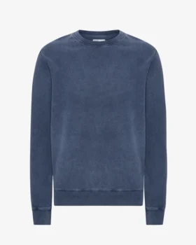 Classic Organic T-shirt med rund hals – neptunblå