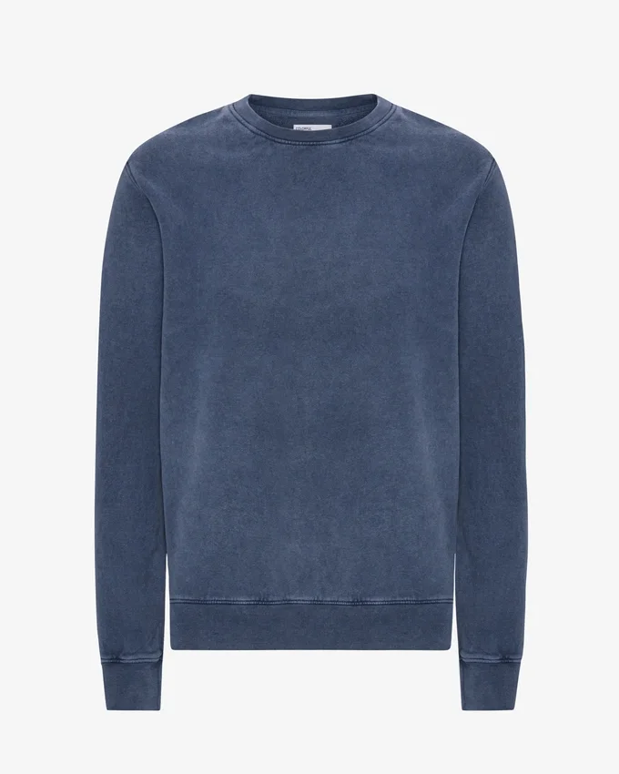 Classic Organic T-shirt med rund hals – neptunblå