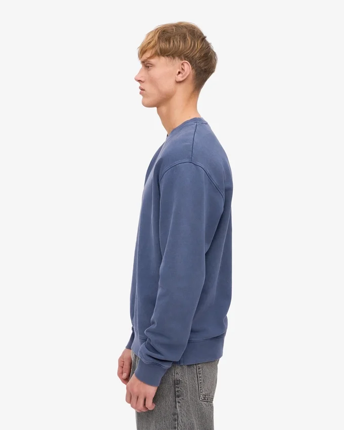 Classic Organic T-shirt med rund hals – neptunblå