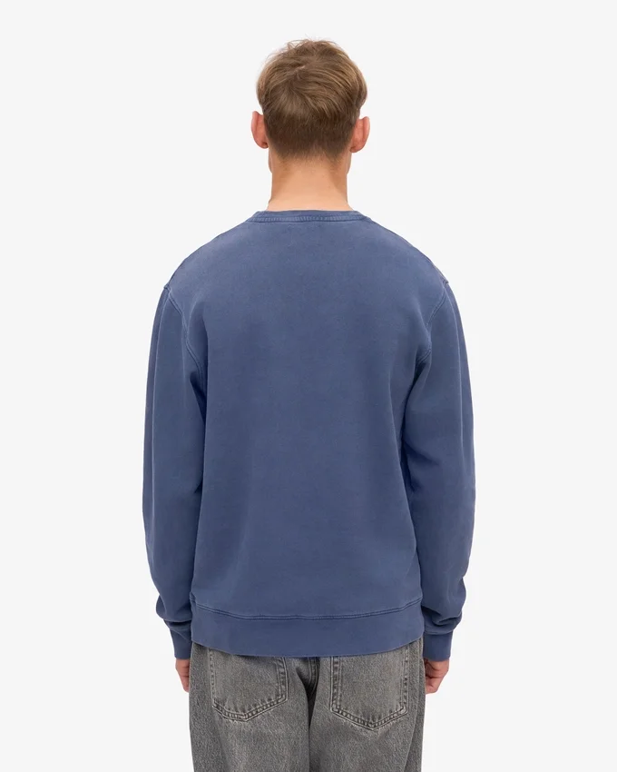 Classic Organic T-shirt med rund hals – neptunblå