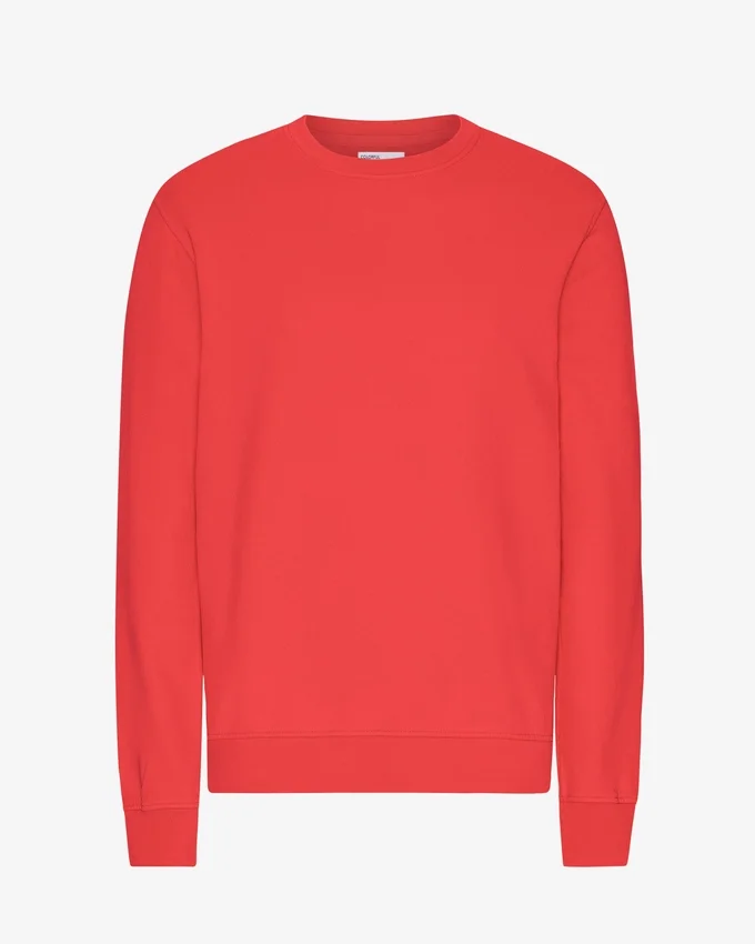 Classic Organic T-shirt med rund hals – röd mandarin