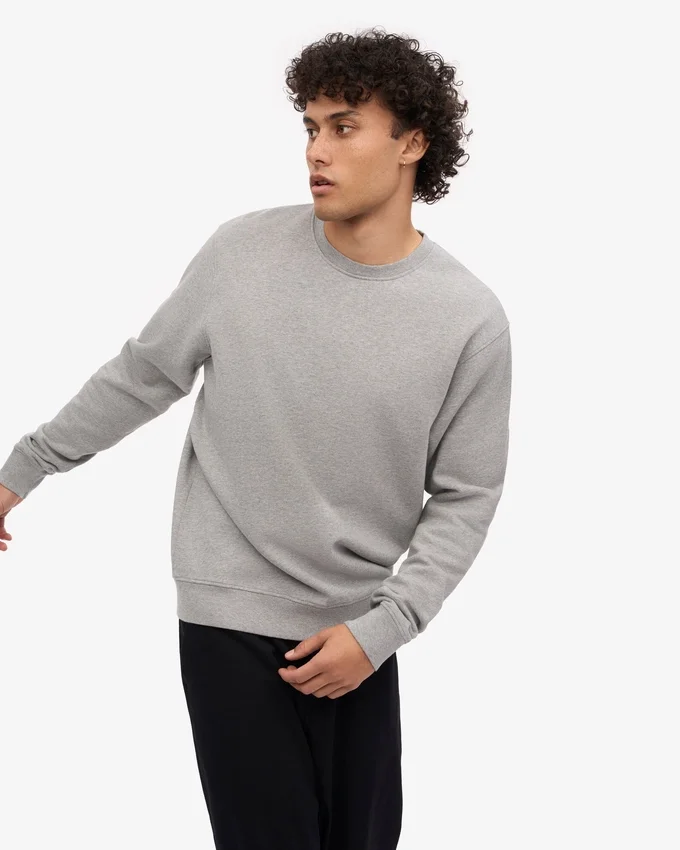 Classic Organic T-shirt – melerad grå