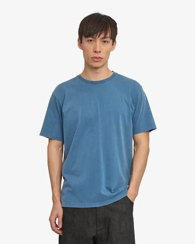 Classic Organic Tee – blekt indigo
