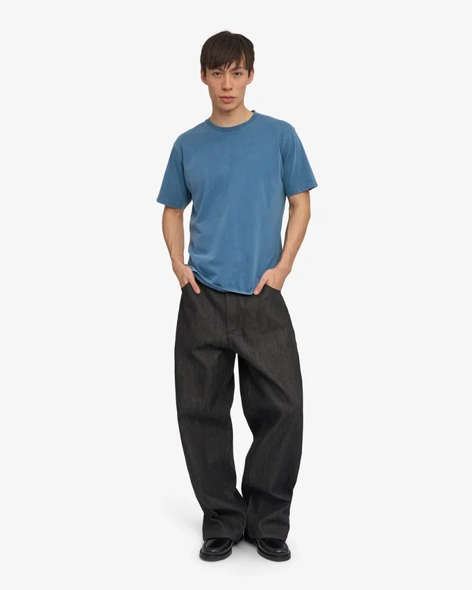 Classic Organic Tee – blekt indigo
