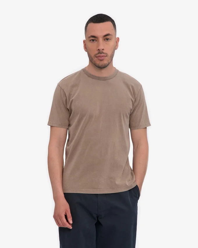 Classic Organic Tee – blekt khaki