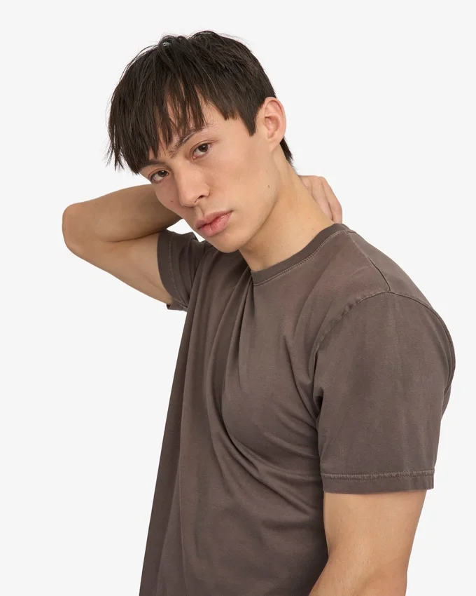 Classic Organic Tee – blekt lera
