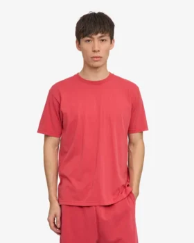 Classic Organic Tee – blekt röd