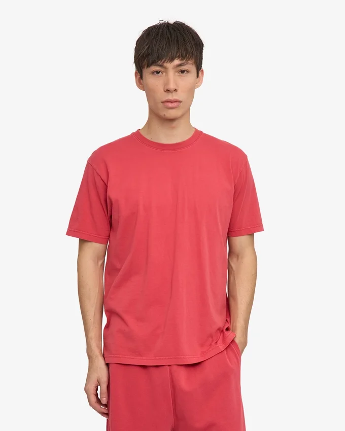 Classic Organic Tee – blekt röd