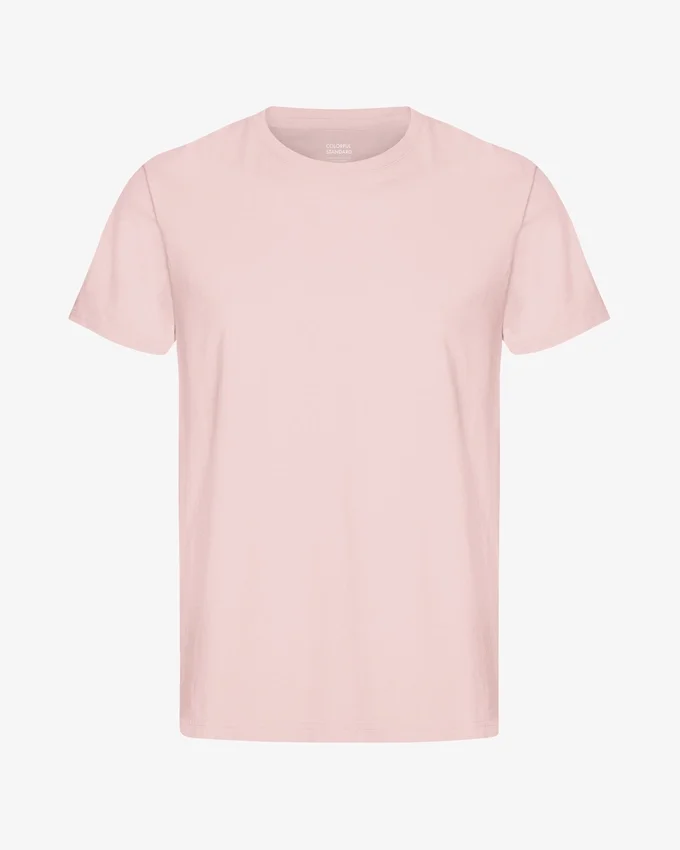 Classic Organic Tee – blekt rosa
