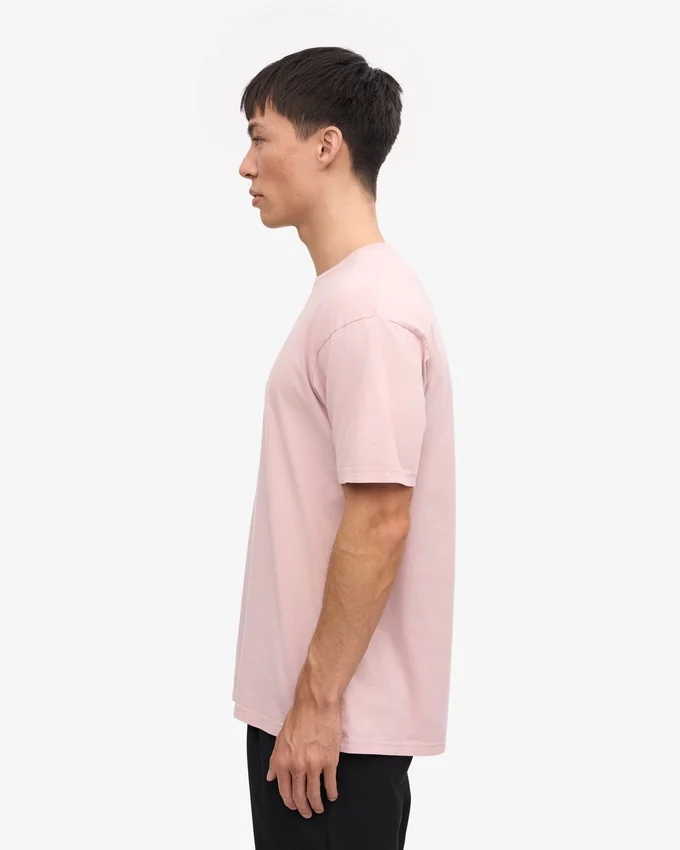 Classic Organic Tee – blekt rosa
