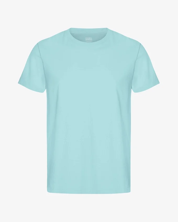 Classic Organic Tee – blågrön