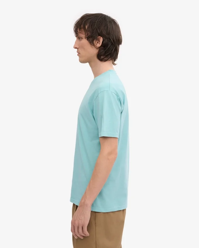 Classic Organic Tee – blågrön