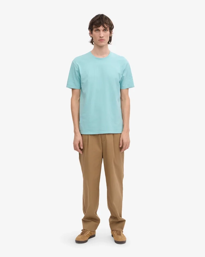 Classic Organic Tee – blågrön