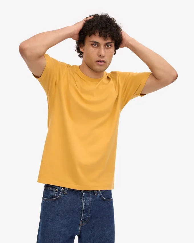 Classic Organic Tee – bränd gul