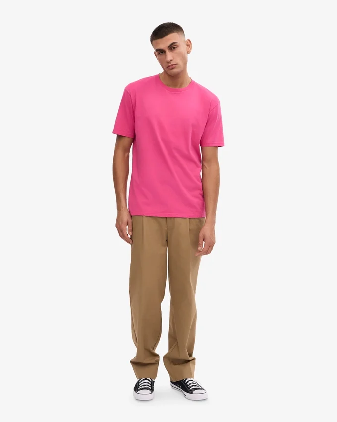 Classic Organic Tee – Bubblegumrosa