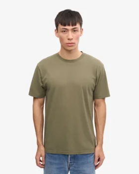 Classic Organic Tee – dammig olivgrön