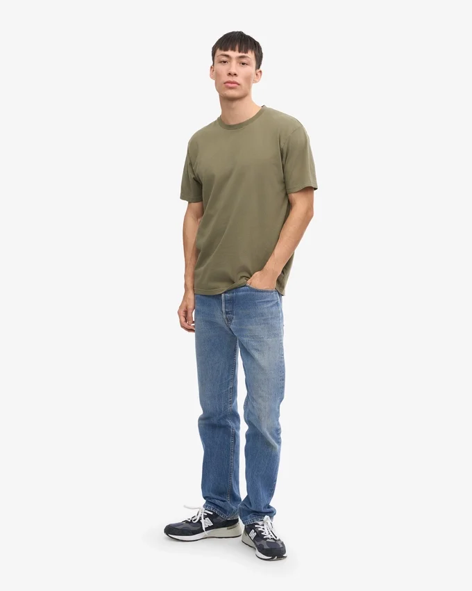 Classic Organic Tee – dammig olivgrön
