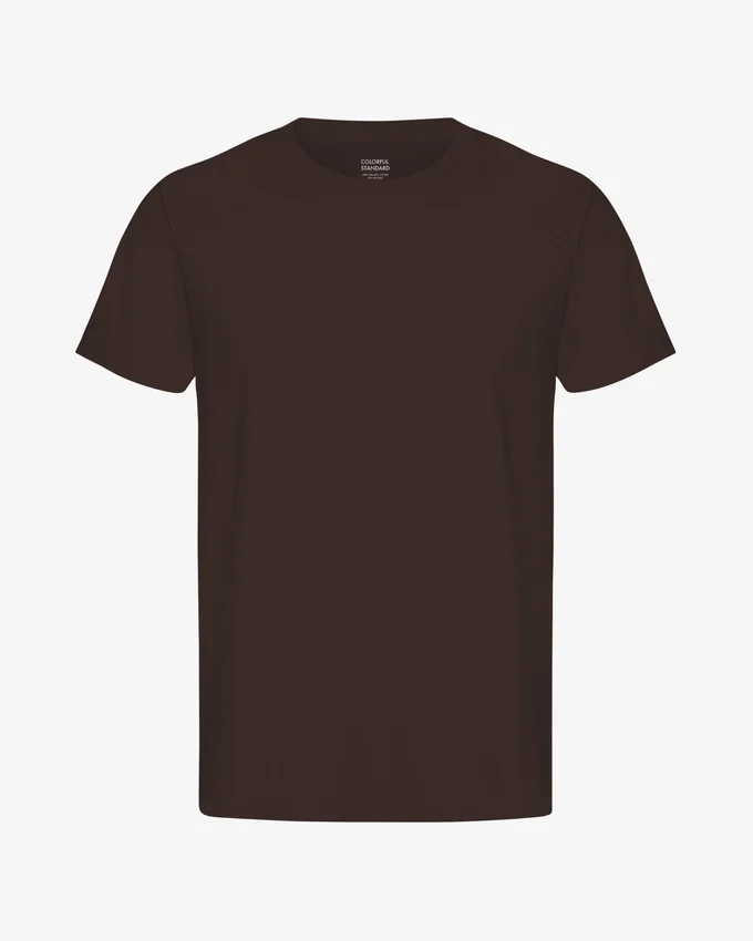 Classic Organic Tee – kaffebrun