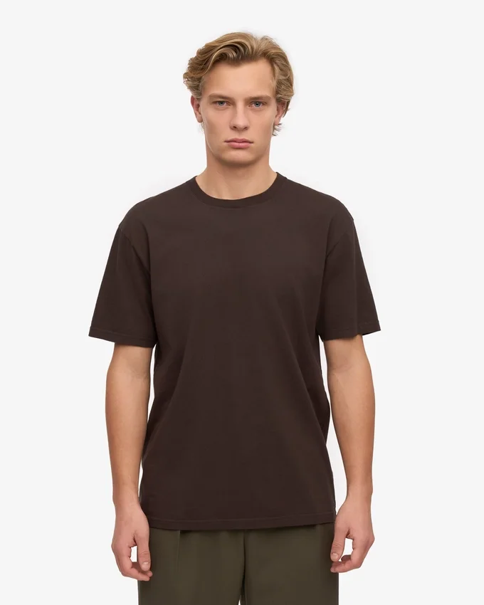 Classic Organic Tee – kaffebrun