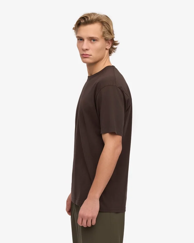 Classic Organic Tee – kaffebrun