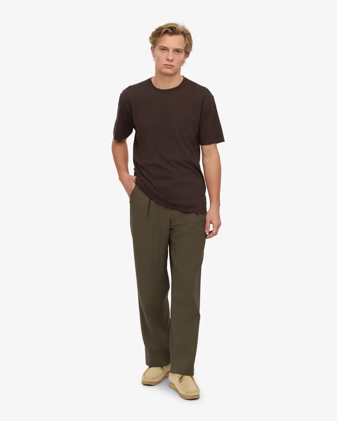 Classic Organic Tee – kaffebrun