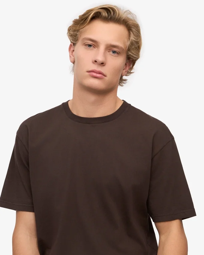 Classic Organic Tee – kaffebrun