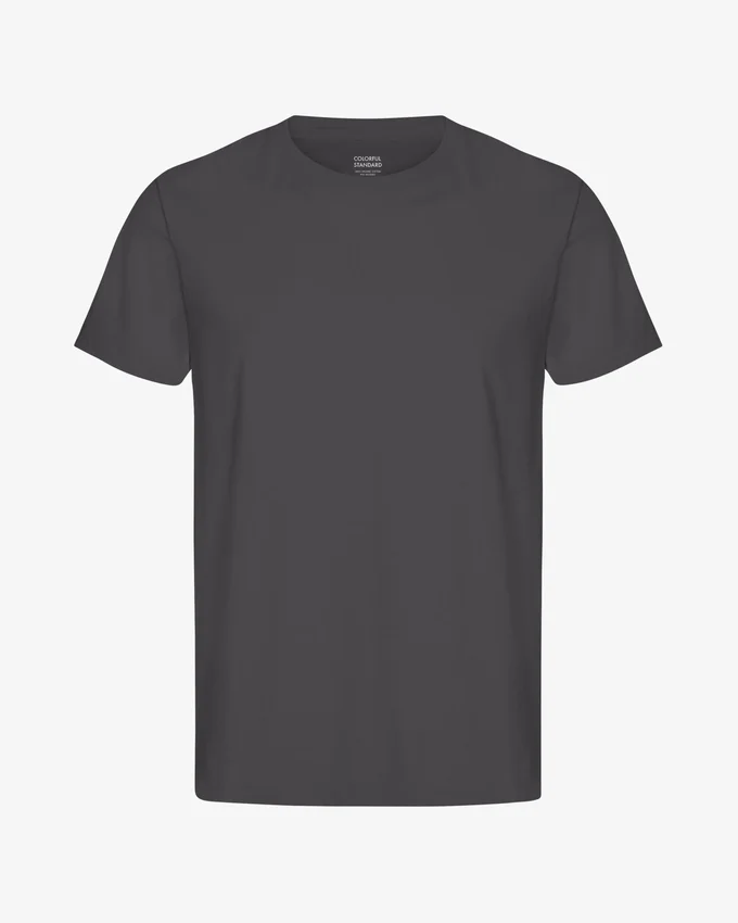 Classic Organic Tee – lavagrå