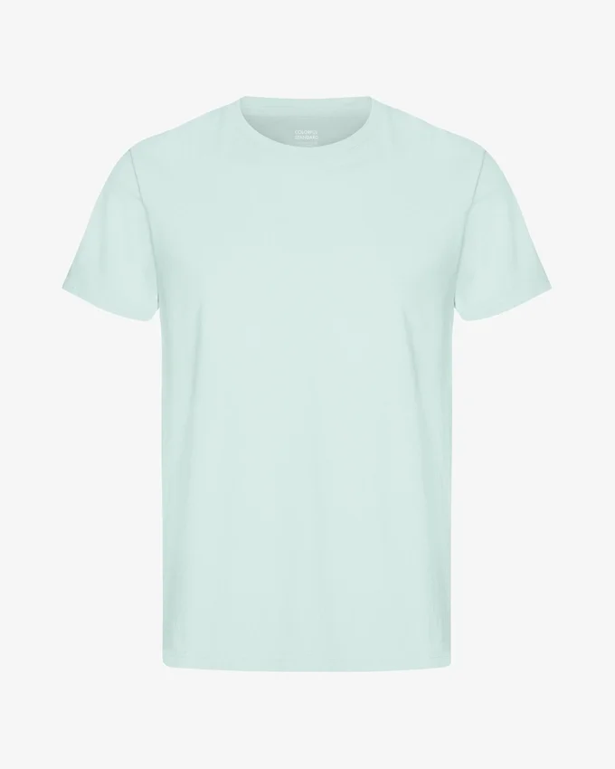 Classic Organic Tee – ljus aqua