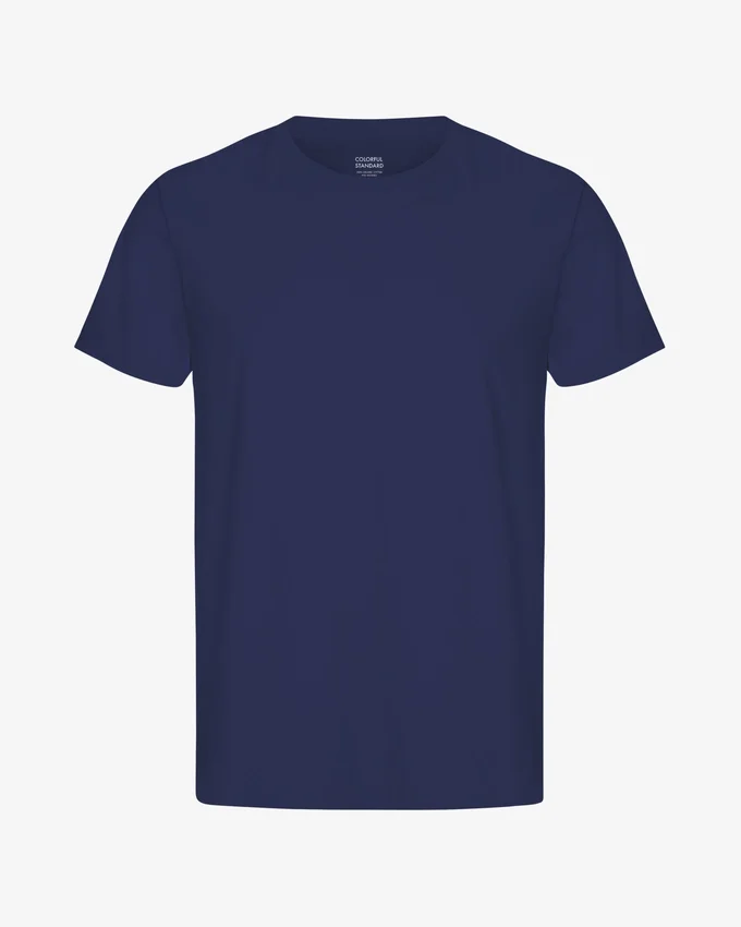 Classic Organic Tee – marinblå