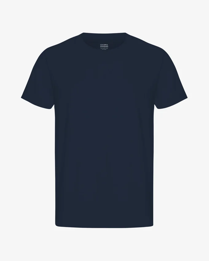 Classic Organic Tee – marinblå