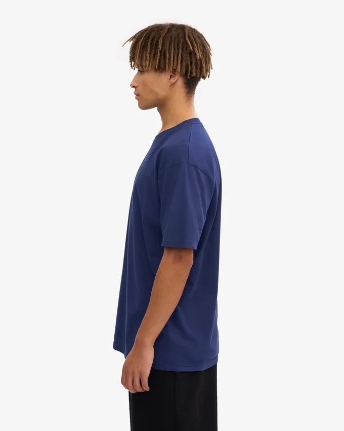 Classic Organic Tee – marinblå