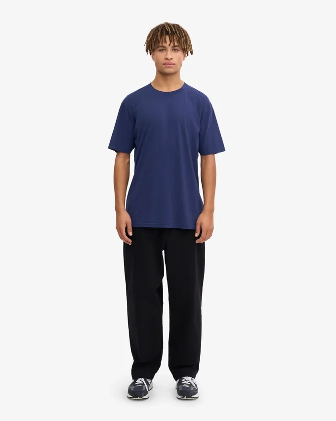 Classic Organic Tee – marinblå
