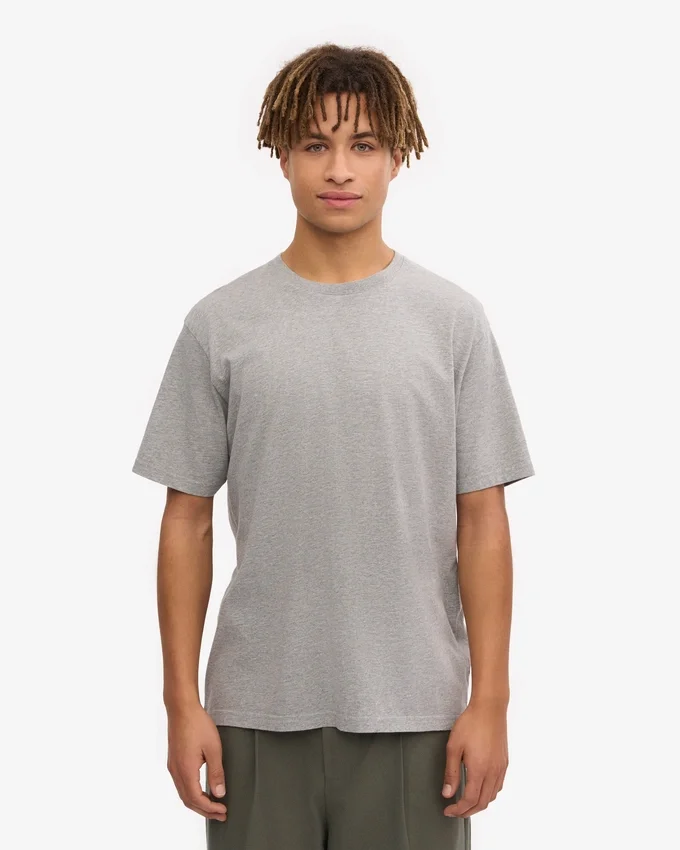 Classic Organic Tee – melerad grå
