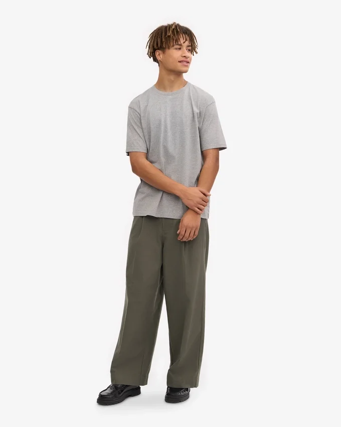 Classic Organic Tee – melerad grå