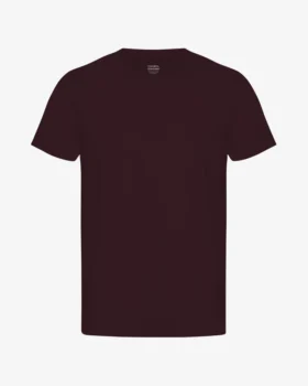 Classic Organic Tee – Oxblood Red