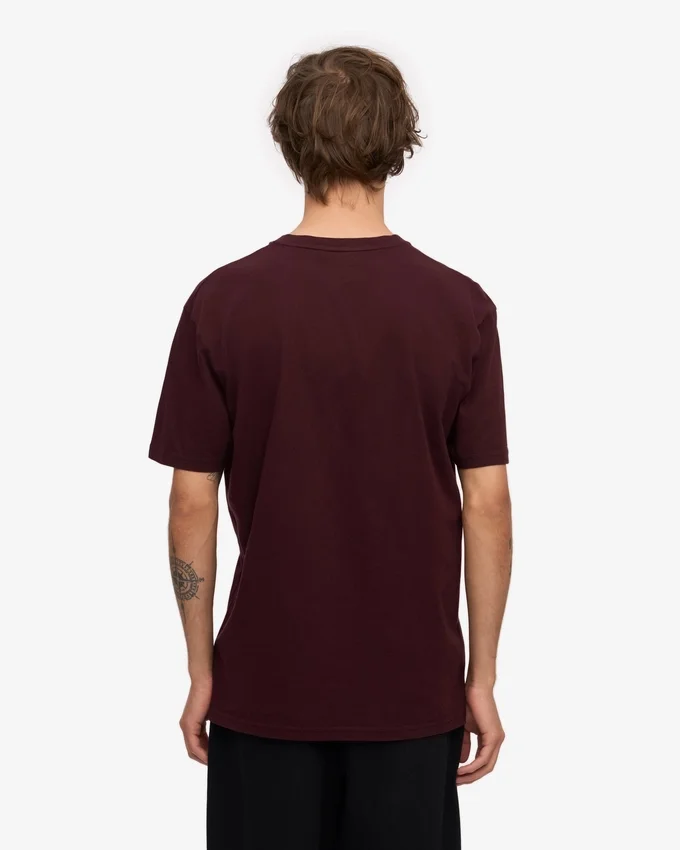 Classic Organic Tee – Oxblood Red