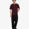 Classic Organic Tee – Oxblood Red