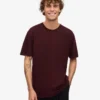 Classic Organic Tee – Oxblood Red