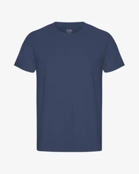 Classic Organic Tee – petrolblå
