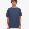 Classic Organic Tee – petrolblå