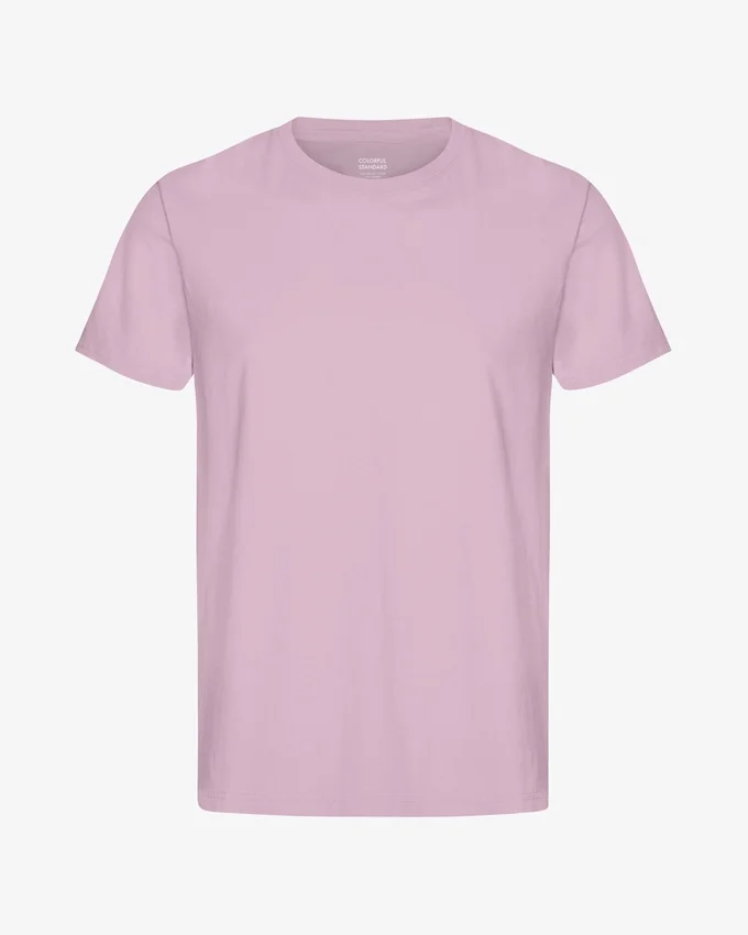 Classic Organic Tee – pärlemorlila
